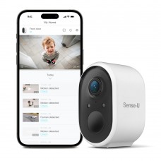 Умная уличная камера для видеонаблюдения. Sense-U Outdoor Cam 2